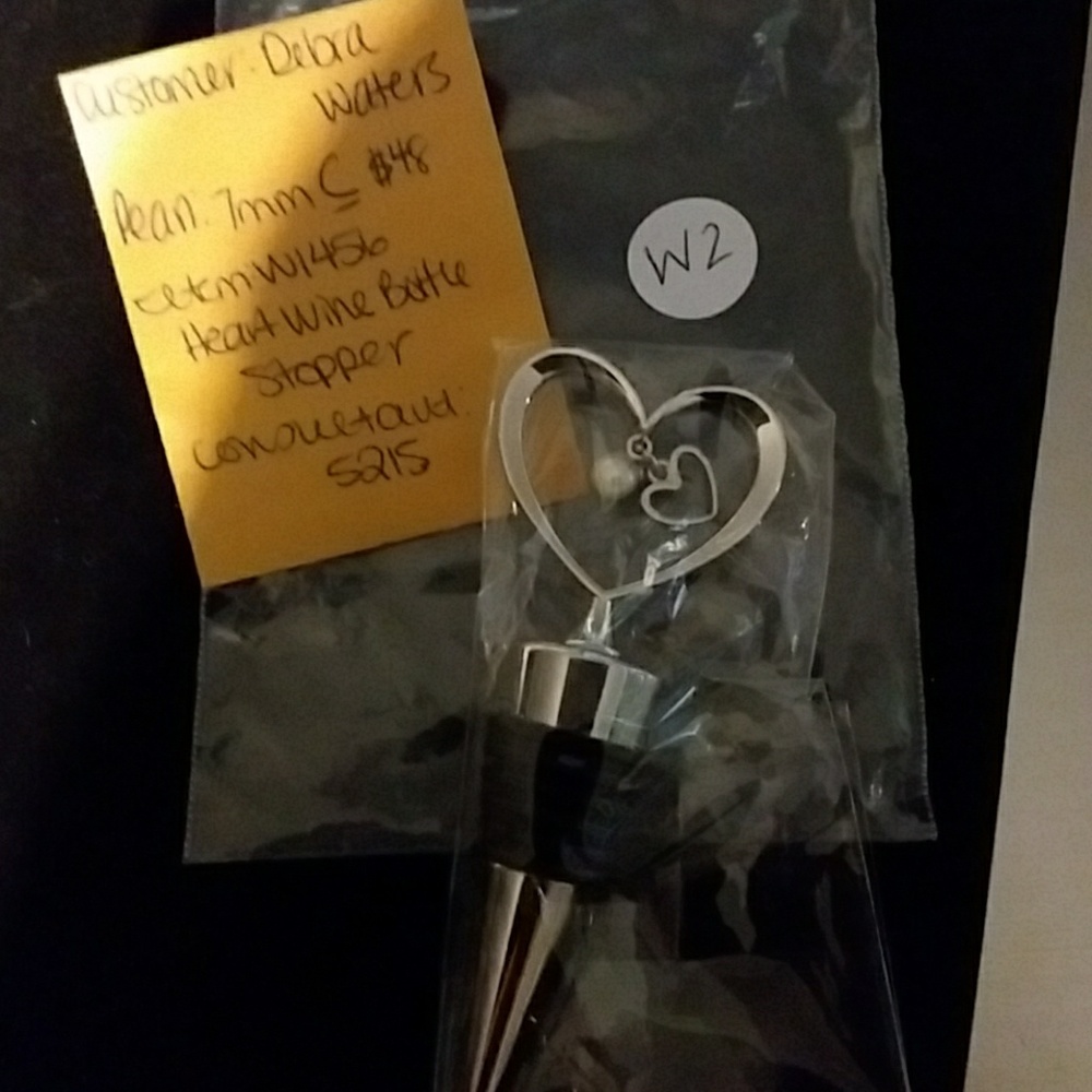 Heart Wine Bottle Stopper (W2)
